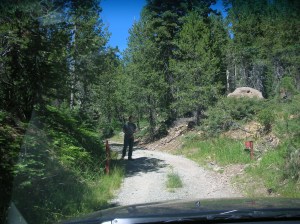 Road to McGowan viewed from 29N22